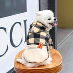 Load image into Gallery viewer, Plaid French Bulldog Hoodie
