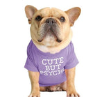Load image into Gallery viewer,  french bulldog t shirt - cute but psycho purple
