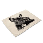 Load image into Gallery viewer, French Bulldog Linen Placemat

