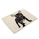 Load image into Gallery viewer, French Bulldog Linen Placemat
