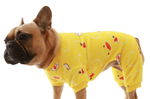Load image into Gallery viewer, french bulldog pajamas - yellow ducks
