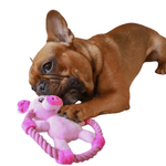 Load image into Gallery viewer, plush pig dog toy
