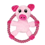 Load image into Gallery viewer, plush pig dog toy
