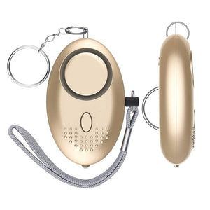 flashlight alarm keychain