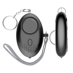 flashlight alarm keychain
