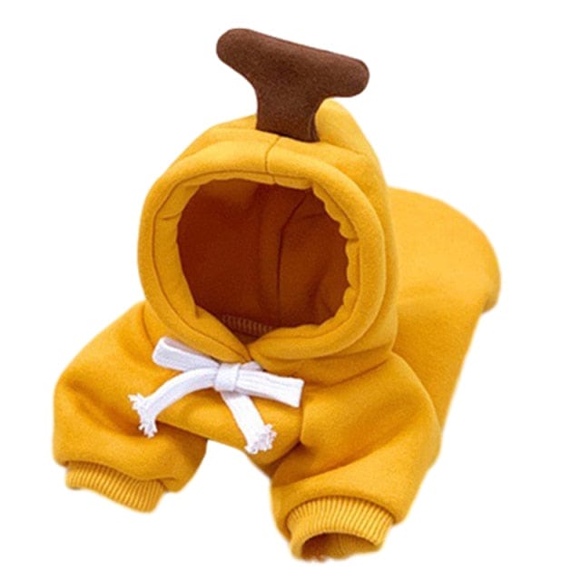 french bulldog hoodie - banana