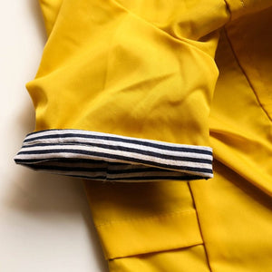 french bulldog raincoat - yellow