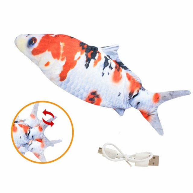 Petgravity Electric Moving Dog Fish Toy 2 Pack with Updated Motor Realistic  Flopping Fish Oxford Cloth Interactive Dog Toys Pet Toys for Small Dogs
