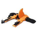 Load image into Gallery viewer, dog shark life jacket - orange
