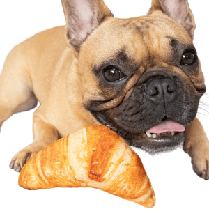 croissant dog toy