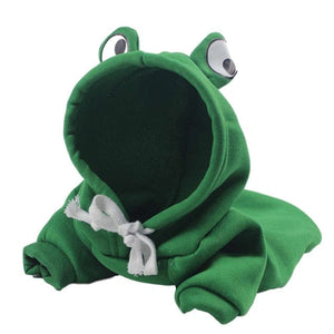french bulldog hoodie - frog