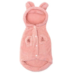 Load image into Gallery viewer, frenchie hoodie - fuzzy bunny pink

