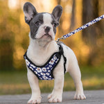 Load image into Gallery viewer, floral dog harness - french bulldog
