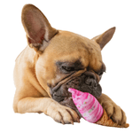 Load image into Gallery viewer, ice cream cone dog toy - french bulldog
