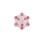 Load image into Gallery viewer, puzzle dog bowl - pink star
