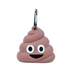 Load image into Gallery viewer, dog poop bag holder - poop emoji
