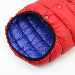 Load image into Gallery viewer, puffer dog jacket - reversible blue and red
