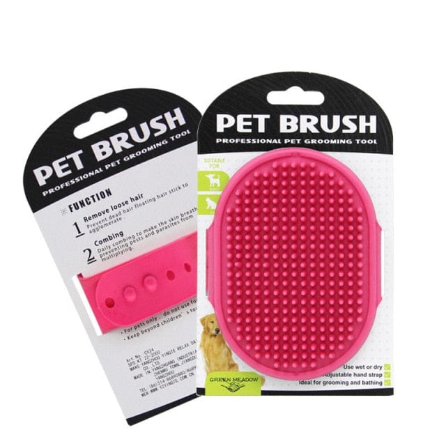 glove brush for dogs