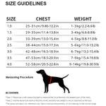 Load image into Gallery viewer, leather dog harness - size chart

