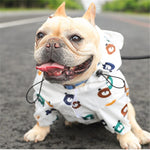 Load image into Gallery viewer, french bulldog raincoat - white teddy bears
